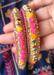 Floral Bangle Set
