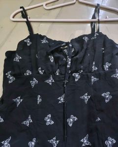 H&amp;M Butterfly Print Dress