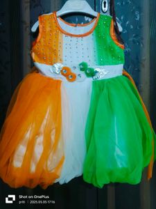 Baby Girls Jhanda Frock