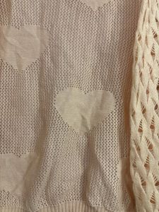 Heart Pattern Knitted Cardigan