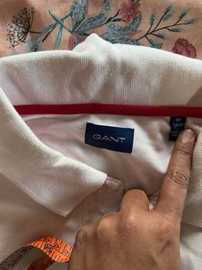 Men’s Gant White Polo TShirt