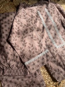 Floral Print Kurta Set