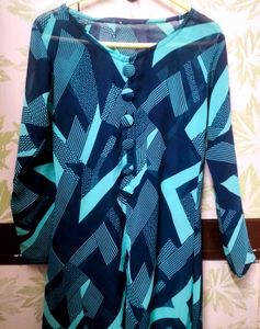 New Straight Fit Georgette Kurti