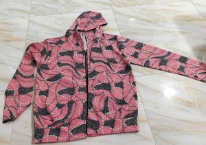 Patterned Hoodie