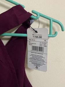 Shein halter neck pleated top