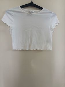 H&amp;M JERSEY COTTON TOP
