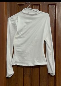 White Long Sleeve Top