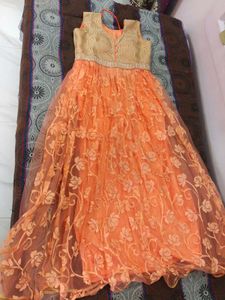 Women's Fit&Flare Floral Barbie Doll Gown