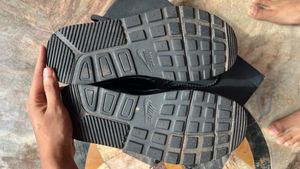 Nike Air Max SC Black Leather Shoes