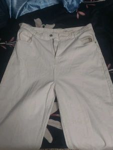 White Wide Leg Jeans
