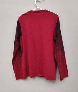 Moda Rapido Mens Red Ombre T-Shirt