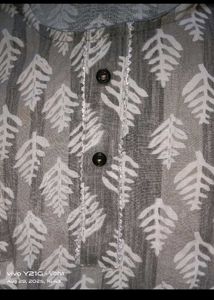 Blue and white Printed kurta