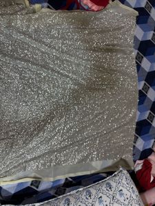 Sparkly Silver Fabric