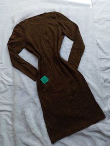 💗Brown Knit Midi Dress💗