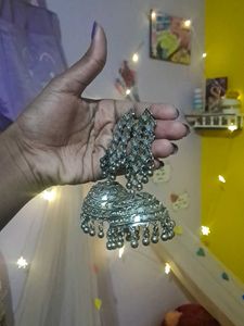 Beautiful 😍 Oxidized Earings Jumkas