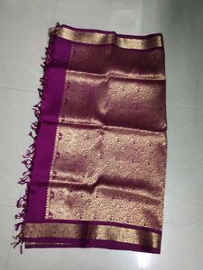 Pure Kanchi Pattu Saree With Blouse