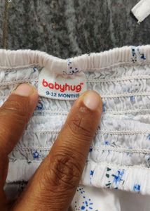 Unused Babyhug Brand Pure Cotton Frock