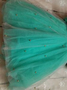 Shimmering Gown With Pearls