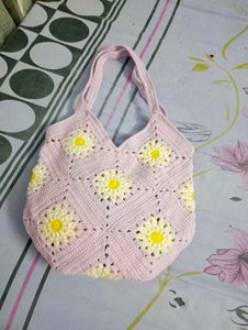 Daisy Crochet Handbag