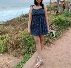 Blue Mini Dress