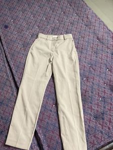 Beige Casual Pants XS