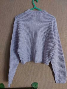 Lavender Knit Pullover