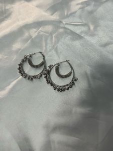 Hoop Earrings with Inner Detail