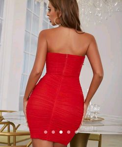 Gathered Bodycon Dress