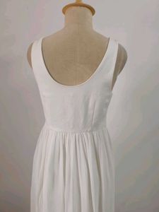 Elegant White Ethnic Gown