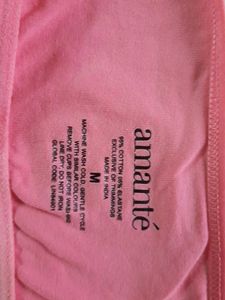 Pink Lace Trim Cami Top