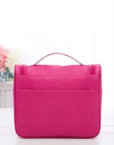 Pink Checkered Toiletry Bag