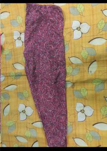 3 Piece Dark Pink shaded Kurta Set
