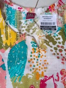 Colorful Leaf Print Cord Set