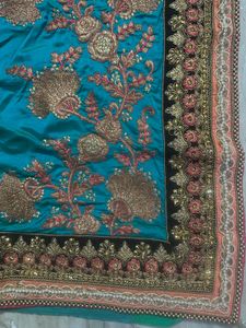 Heavy Work Saree With Blouse
