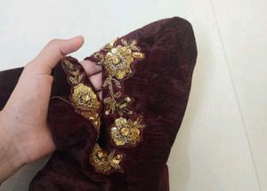 ethnic Cut Work Gown