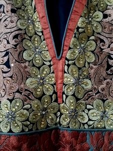 Ethnic black calf length Kurta