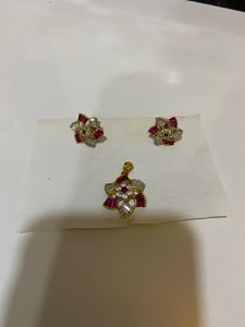 Pendant Set With Earrings