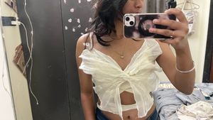 Butterfly Wrap Top