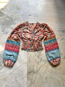 SLYCK Floral Print Top