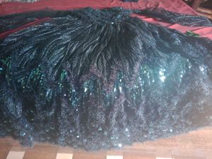 Elegant Sequin Embellished Evening Gown