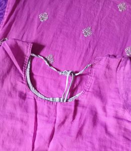 Magenta Kurti Set 👗