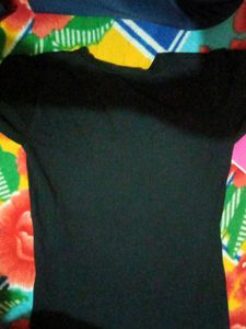 Black Printed T-Shirt