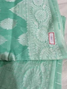 Elegant Green Saree
