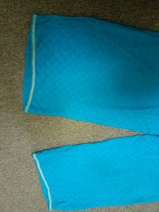 Blue Plazzo Kurta