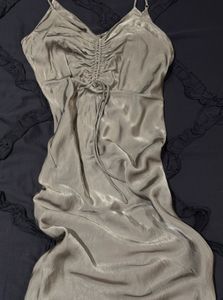 ZARA Maxi Satin Dress