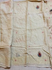 Embroidered saree with blouse