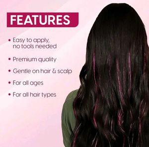 🔥HOT DEAL🔥Pink Tinsel Hair Extensions