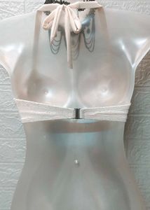 Tops &amp; Dresses For Rs.99 Only/ White Lace Bikini
