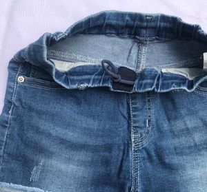 Denim Cotton Shorts