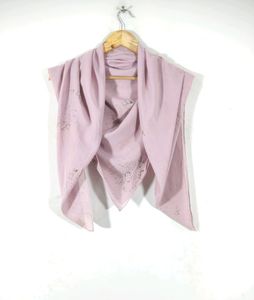 Mauve Printed Scarf (Women)